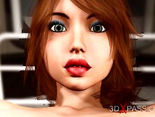 Flattering siren's 3d porn movie
