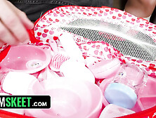 Lucky Nerd Voyeur Gets To Facialize His Crush Alex Blake - TeamS