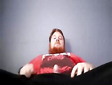 Redhead Geek Shows His Thick Cock And Moans Till He Cums