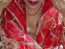 Desi married bhabhi karwa chauth Puja with Dever clear Hindi audio