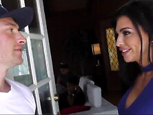 Racy wife is often enchanting her spouse's allies with her lips and that soaking juicy vagina