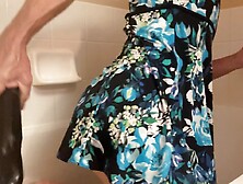 Lascivious Sissy Takes Giant Monkey Paw Sextoy