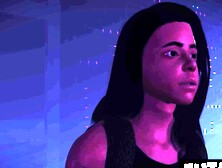 Redhead cartoon babe takes a hard pounding in Cyber Fuckfest with massive dicks