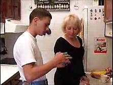 Crazy Couple Do It In Kitchen