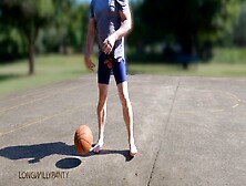 Playing Basketball On A Public Court With My Cock On Display