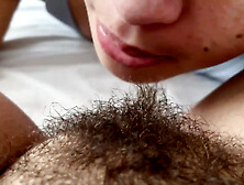 My Little Hairy Clit Is Sucked POV