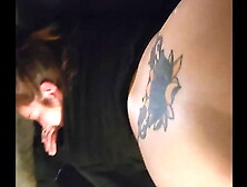 Nicky Pipez rides Brunette buckshot cream pie