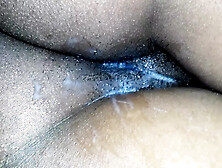 Creamy orgasms from closeup gentle sex