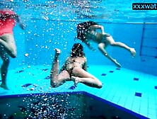 Underwater Show Featuring Doxie's Water Sex