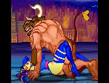 Mugeb サイロック　Vs ミノタウロス（Psylocke Vs Minotaur）