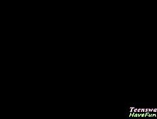 Amateur teen spits cum