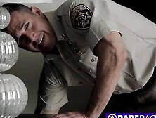 Older Cop Busts A Nut Inside A Perp