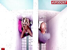 Hornyhostel - Gigantic Ass Blonde Lovita Fate Takes A Hard Penis Inside Hostel Toilet