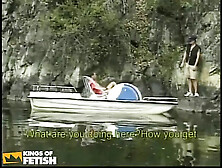 Police Guy And The Lifeguard Have Intense Anal Fuck On The Boat