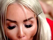 Extremely busty cougar Blondie Bombshell gets satisfied thanks to my boner