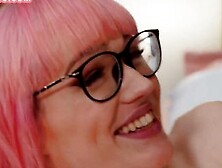 Divine Tgirls - Pink Hair Ladyboy Assbanged In Tightass After Deepthroating