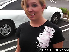 Naive Girl Sucks Dick During Exciting Car Ride