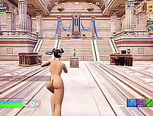 Fortnite Nude Game Play - Chun-Li Nude Mod (Part 02) [18 ] Adult Porn Gamming