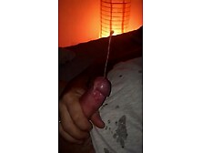 Jerking off my husband's penis and epic ejaculatio