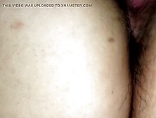 I wake up my sister-in-law with an blow job on her bewitching hirsute booty and this babe makes me cum fast on her ass cheeks wi