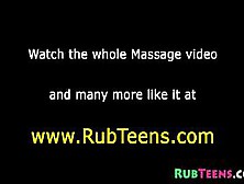 Massaged Teen Ass Plowed