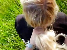 Spontaner und harter Anal Quickie in der Öffentlichkeit outdoor vollgespritzt creampie