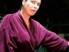 A married milf with incredible tits jerks and sucks the