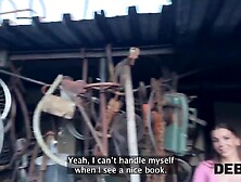 DEBT4k.  Debt collector sneaked into Arina Shy’s abode
