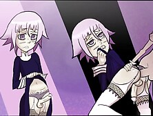 Soul Eater Crona x Maka W. I. P futanari animation