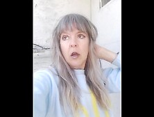 Locked out in a Thong