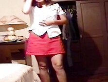 First time I'm filmed showing off my humongous hairy cunt,  my butt needs fucking