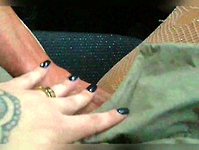 I teased the uber and let him play with my vagina