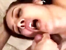 Brunette Cumshot