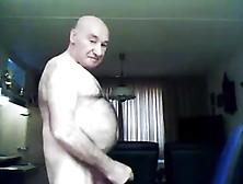 Grandpa Stroke And Play On Cam