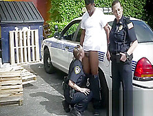 Horny Blondie Cop Gets A Big Cock