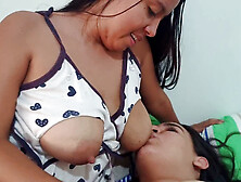 Hot Lesbian Lactation Session With Breast Milk Pumping And Nipple Play