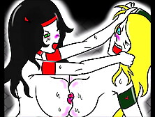 PandoraCatfight on Gumroad Asian Cartoon ecchi asian cartoon comics catfight!