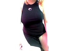 Lewd Russian Pawg Riding Vibrator Hard Groaning - Solo Female Climax with Large Melons Chick