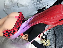 Halloween at the Pomnix virtual circus She enjoyed her first anal sex with a hot cumshot (Over 18)