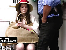 Bend Over! the Security Guard Will Use His Big Dick for the Cavity Search