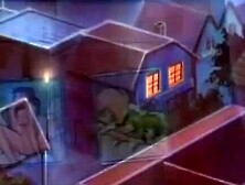 Lusty anime chick has her tiny pussy drilled balls deep