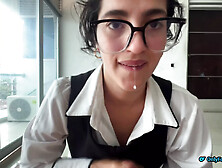 An unexpected gift for my stepsister and a comforting blowjob!