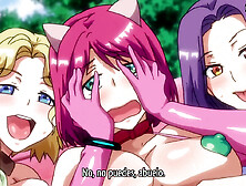 Four hentais to enjoy featuring MILFs, ample booties, and hot threeways