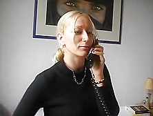 Milf With Huge Tits Plays With Herself On The Phone