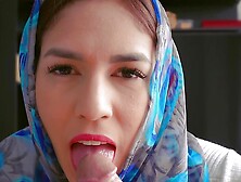 Muslim Cleaning Lady Caught Me Jerking Off And Let Me Fuck Her Hard