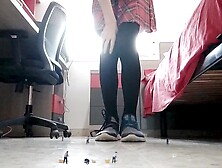 Schoolgirl Shrinks Bullies to Crush and Devour them [full Giantess Video]