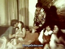 Usual Evening Turns in a Fervent Fuckfest (1960s Vintage)