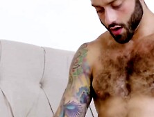 Step-Dad's Ass Eating & Anal Sex With Hot Step Son Drawing Him In