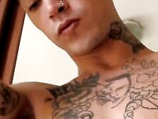 A Big Raw Cock Was Used On A Latino Cutie With Tattoos