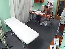 Sizzling Nurse In Red Heels Gets Eaten Out And Shagged By Cocky Doctor